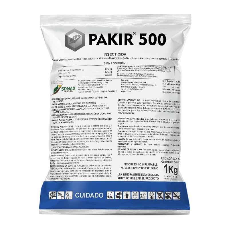 [SMX0044] Pakir 500 - Benzoato 10% + lufenuron 40%  WG