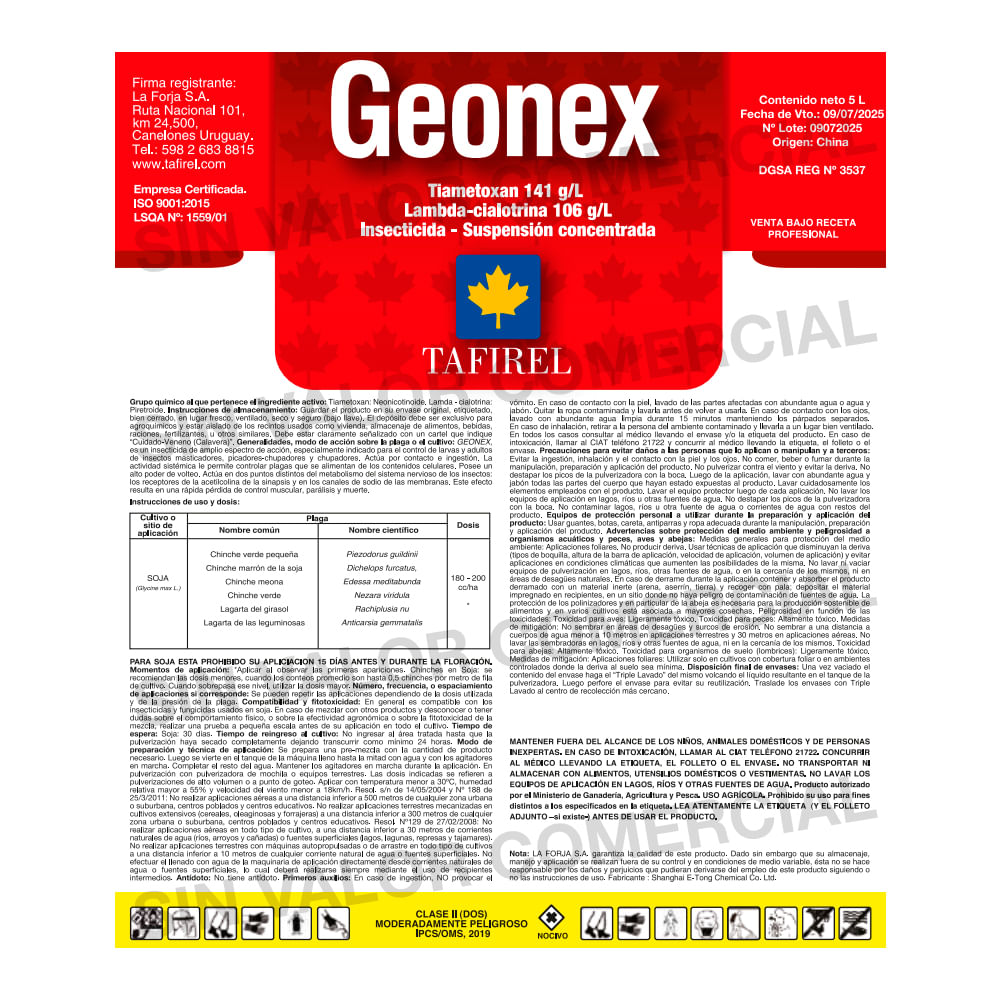 [Taf00099] Geonex 1 litro