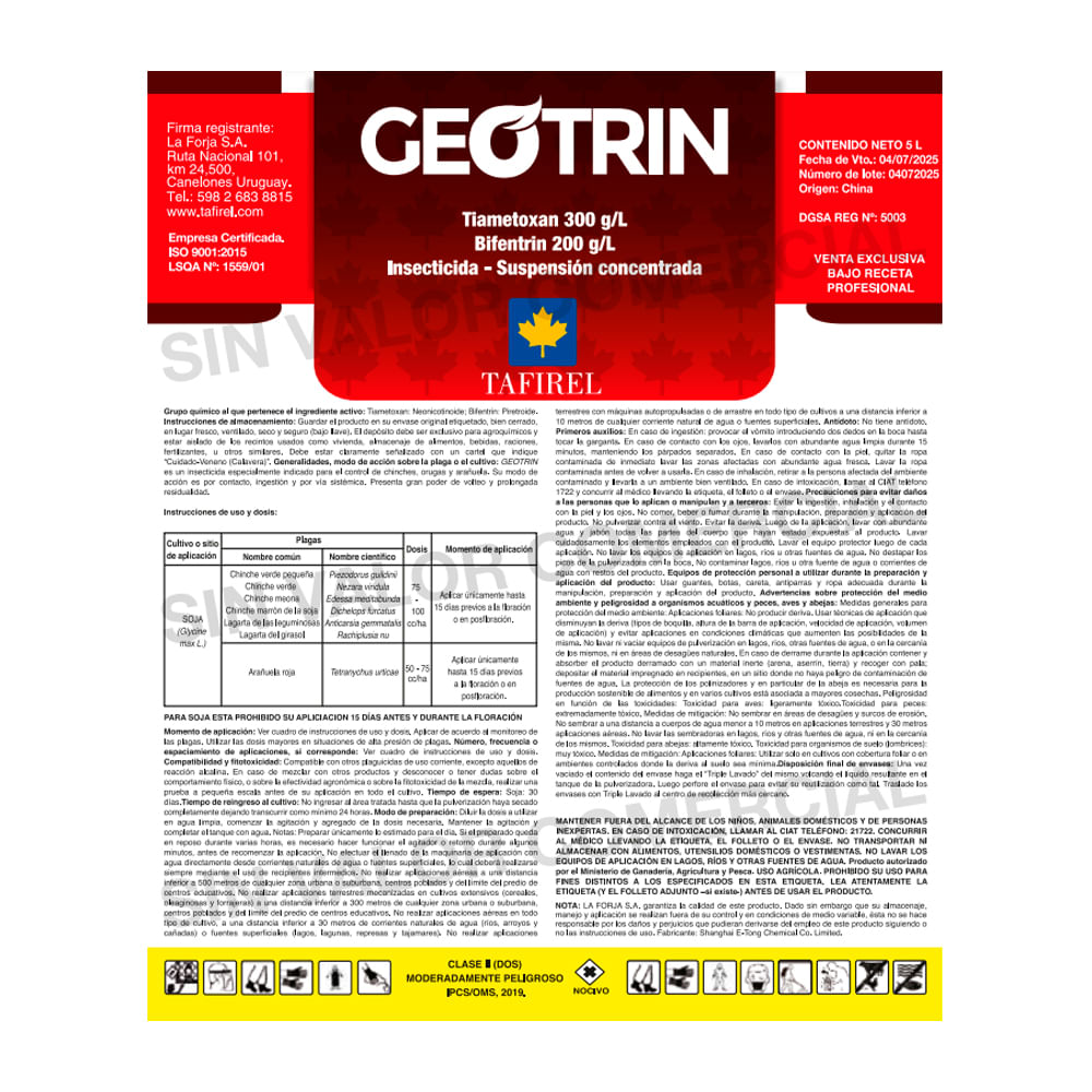 [Taf000101] Geotrin 1 litro