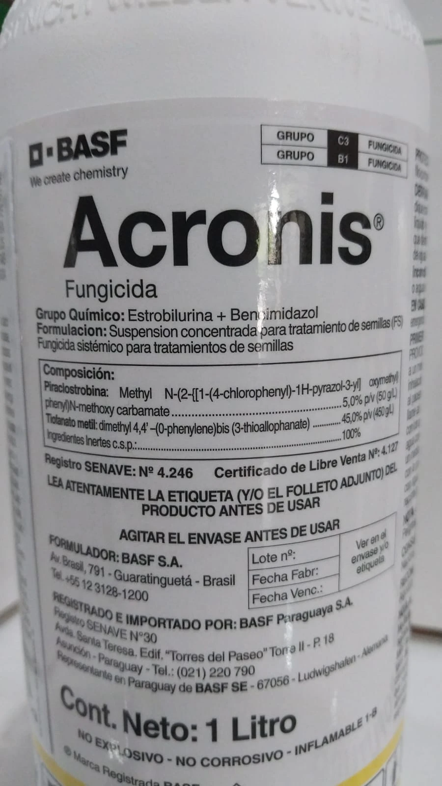 [FS02] ACRONIS FS (Piraclostrobina 5% + Tiofanato metilico 45%)